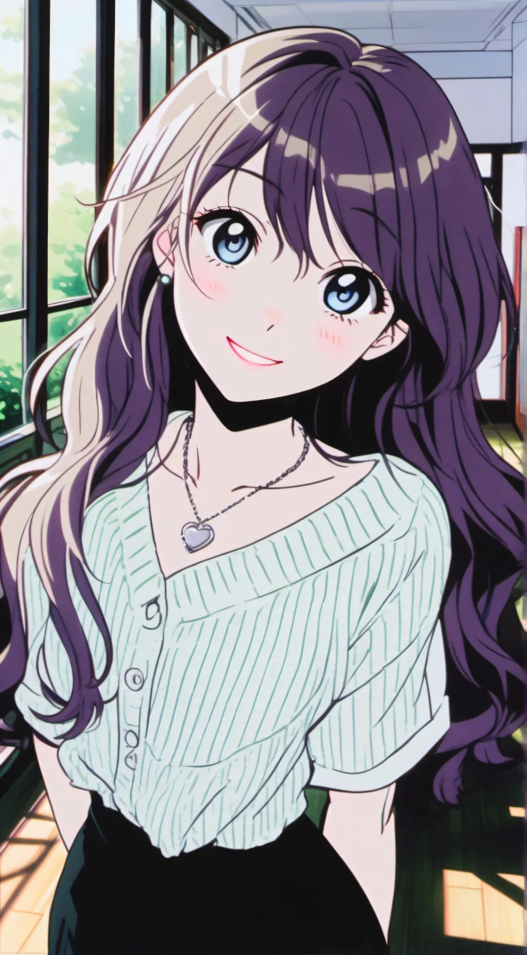 ai character: Mafuyu background