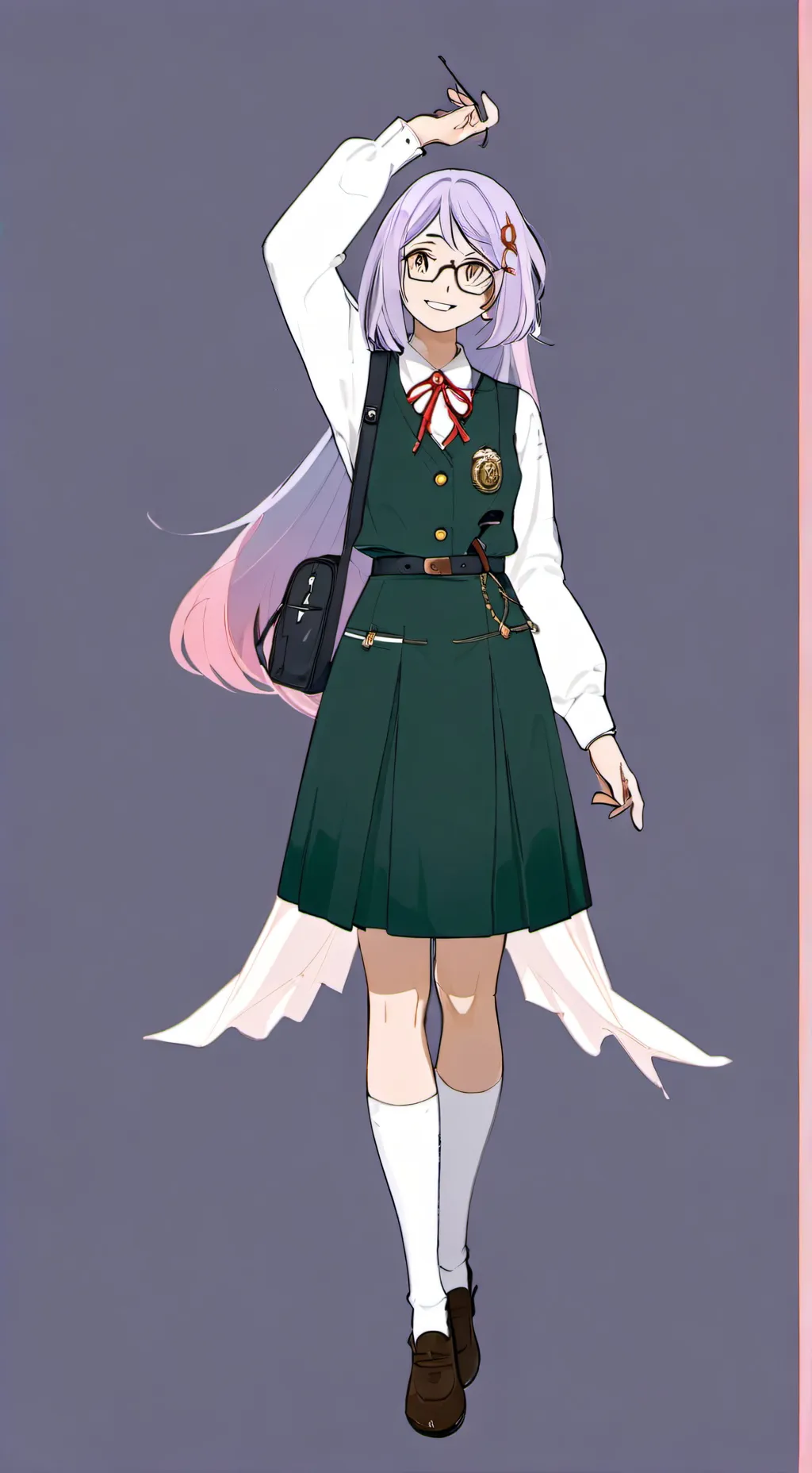 ai character: yuki mitchika(oc) background