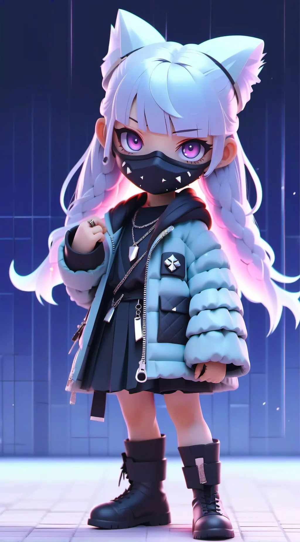 ai character: Chaggie kid background