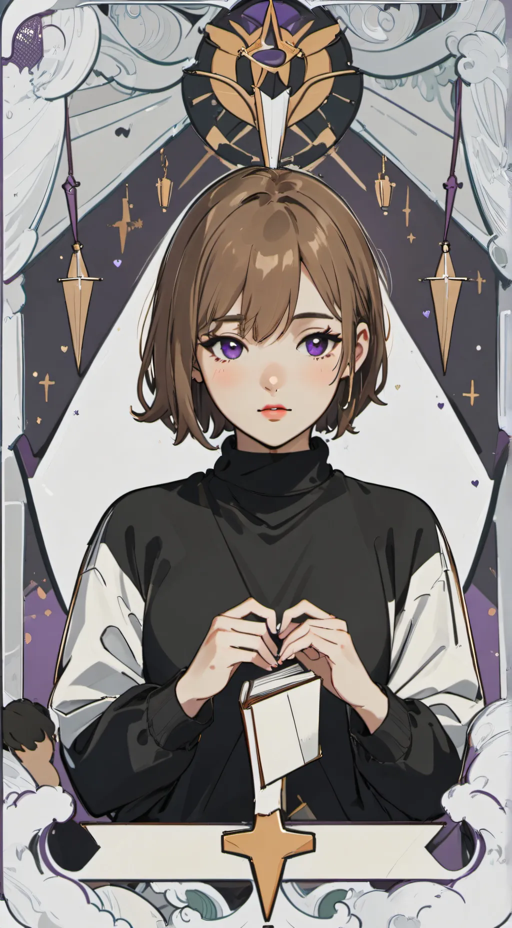 ai character: Violet Evans background