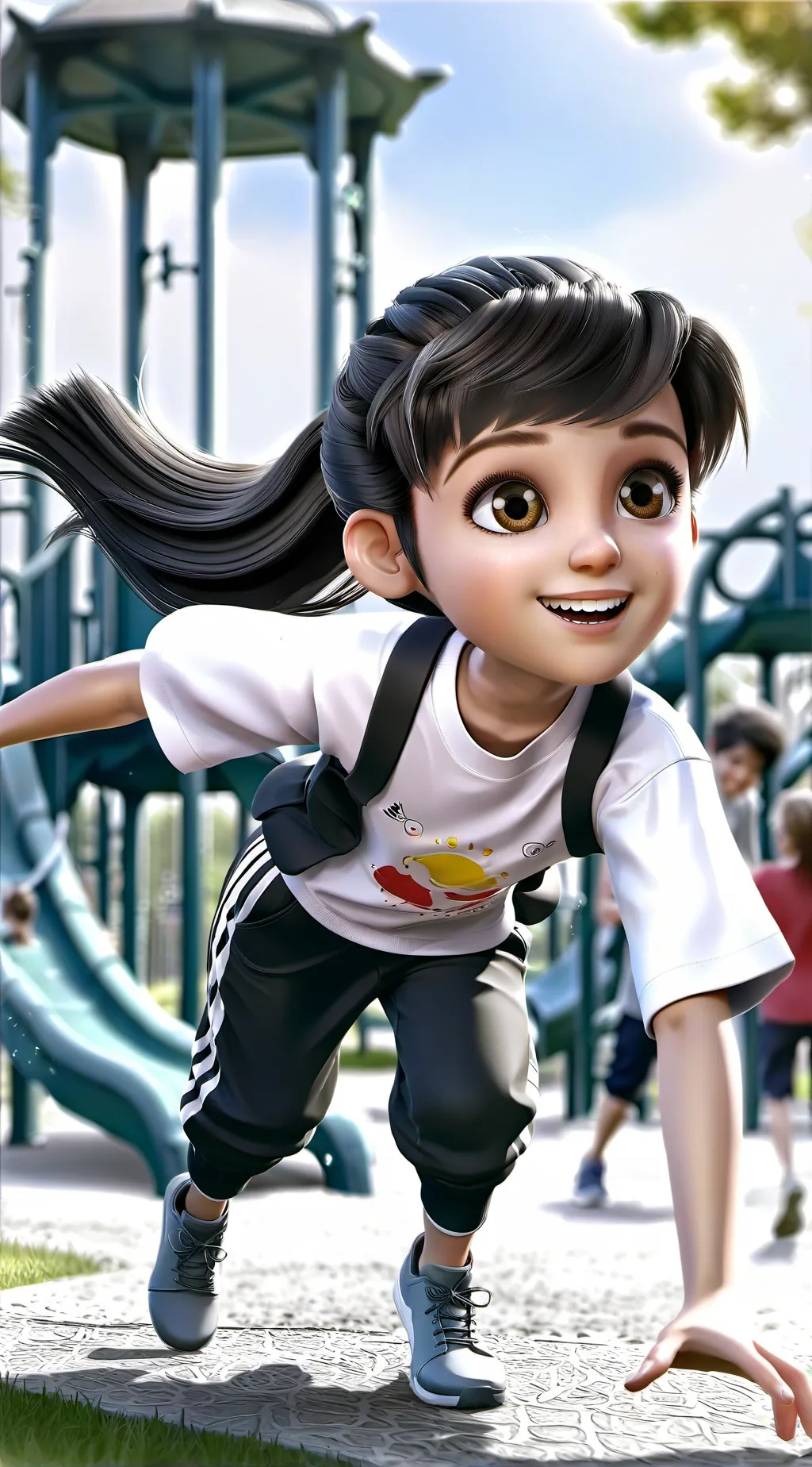 ai character: Sarah  background