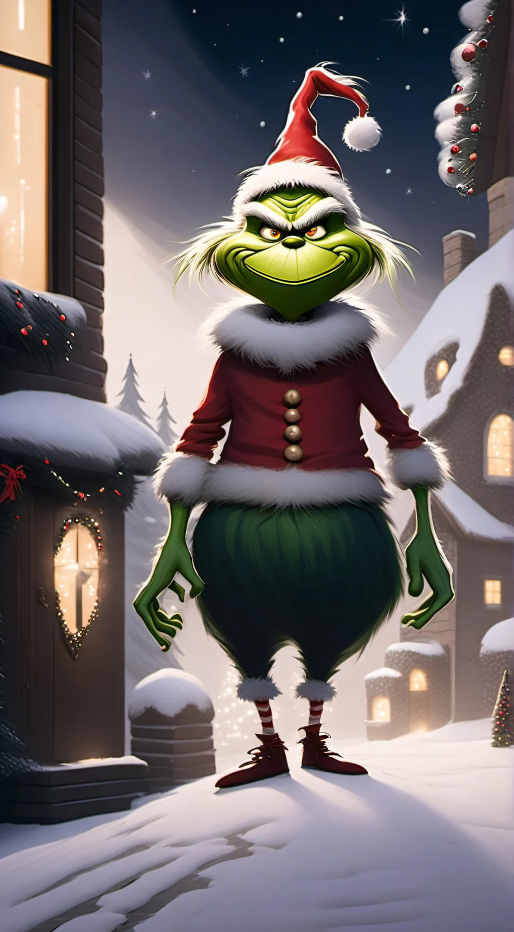 ai character: the grinch background