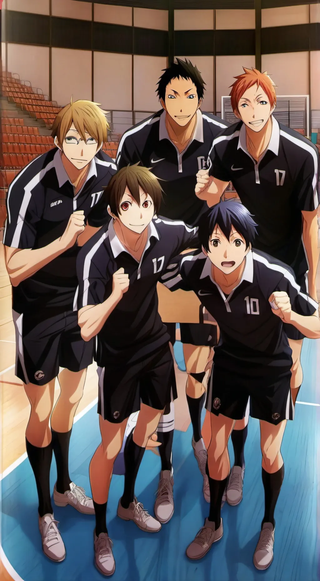 ai character: Haikyu Team background