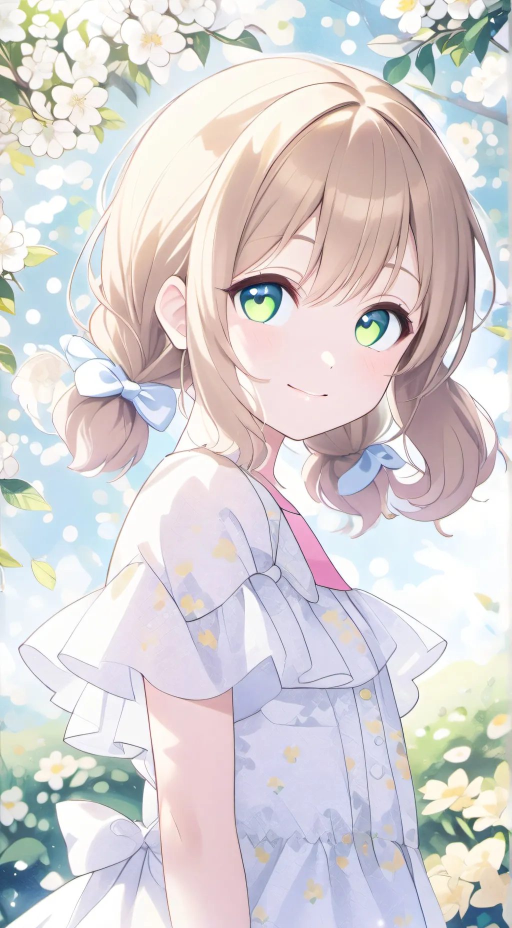 ai character: popular girl  background