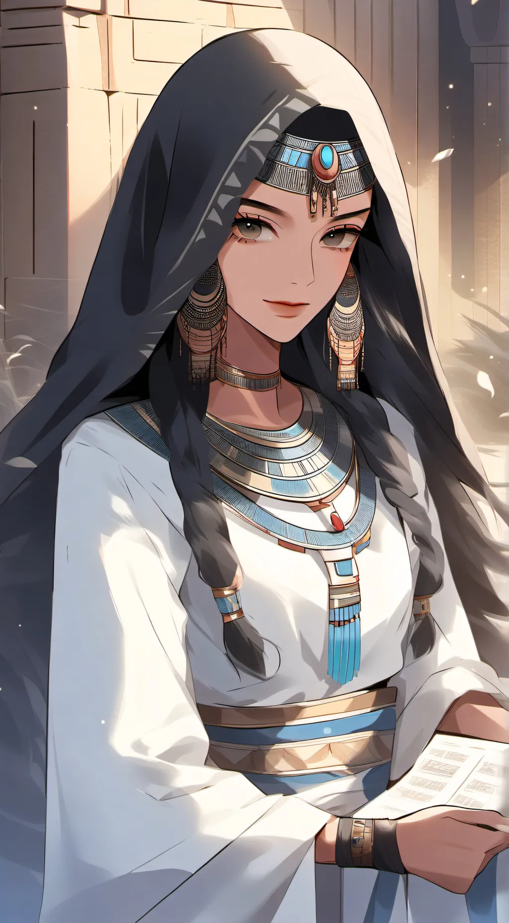 ai character: Ancient Egyptian background