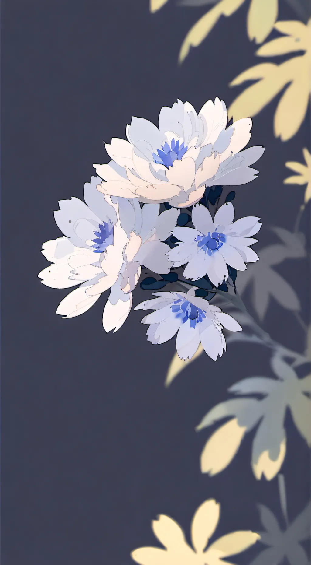 ai character: azure background