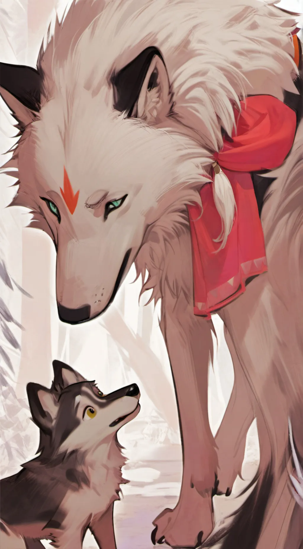 ai character: wolves background