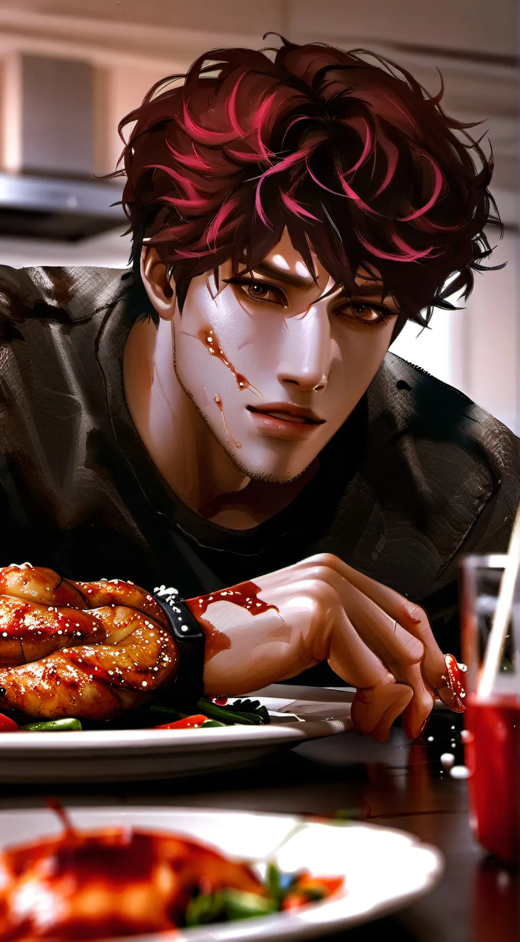 ai character: 捷德 background