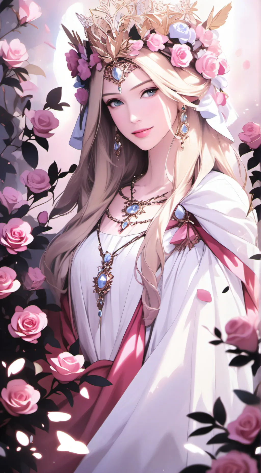 ai character: 🌿🌸Lady Leora🌸🌿 background