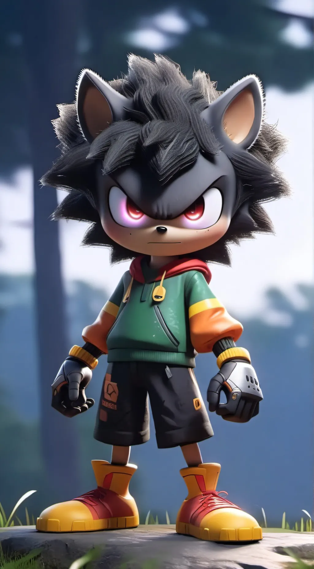 ai character: шмакадявк background