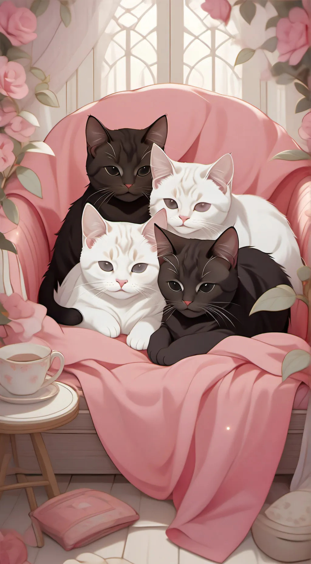 ai character: {4 poor kitten}• background