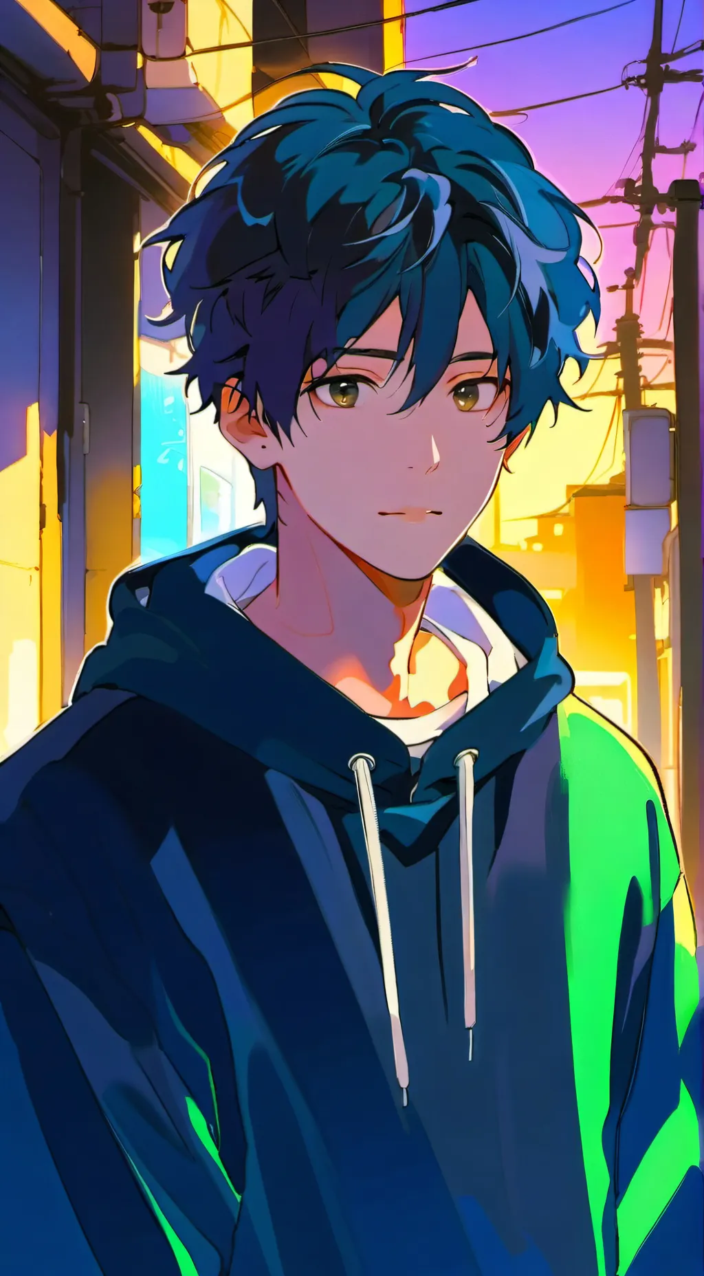 ai character: relax background