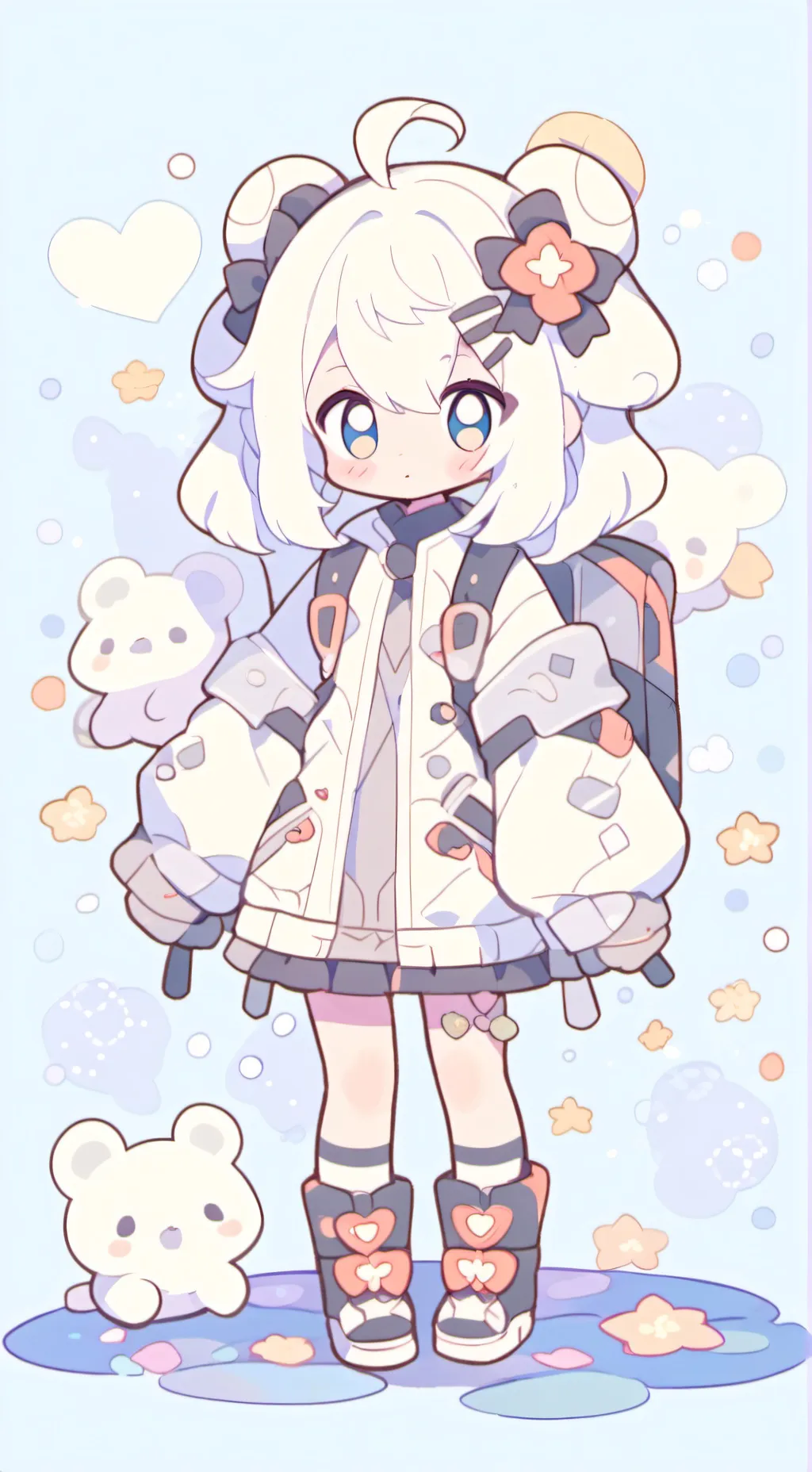 ai character: Skz Christmas background