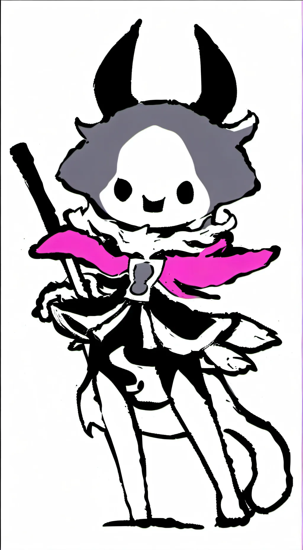 ai character: kny. x.  dandadan background