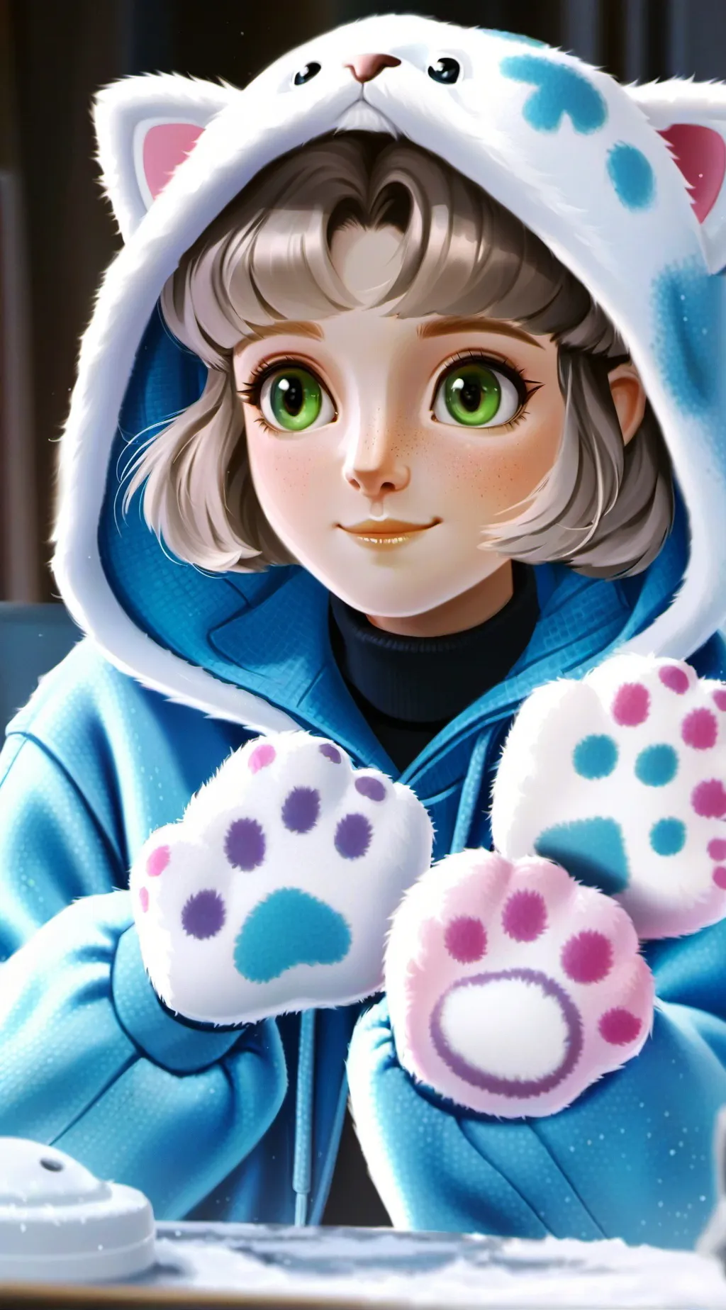 ai character: kitty background