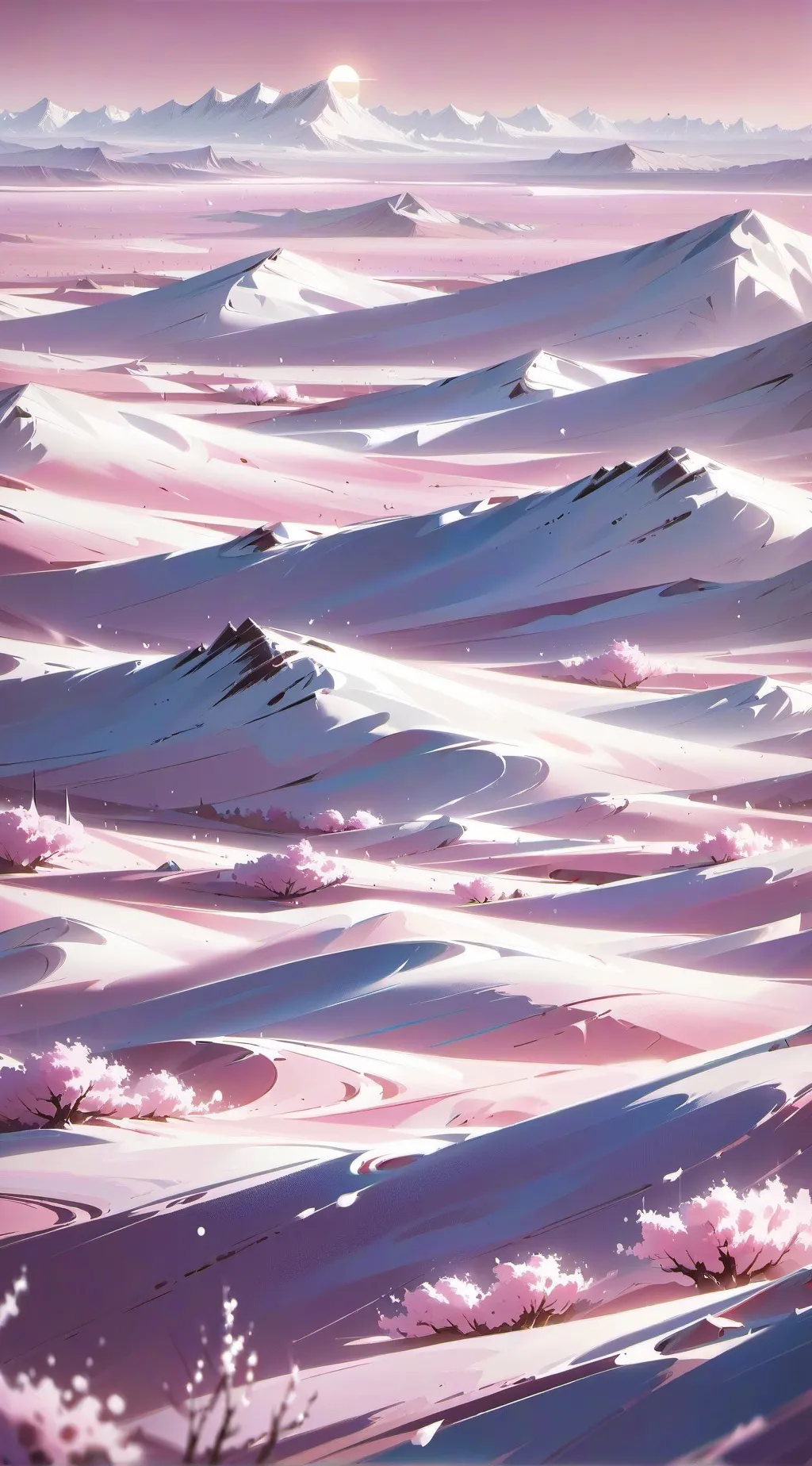 ai character: the pink Valley background