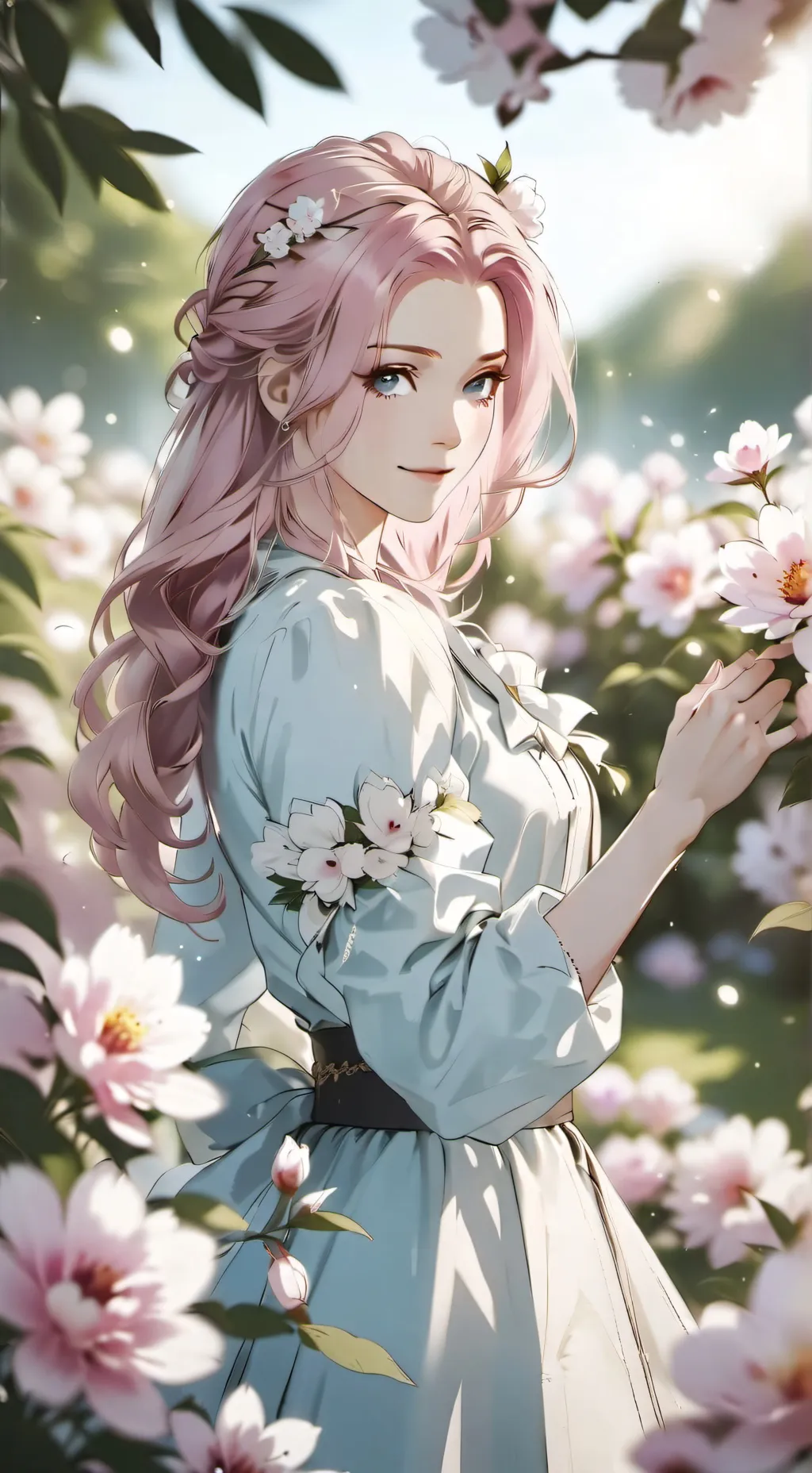 ai character: Lily background
