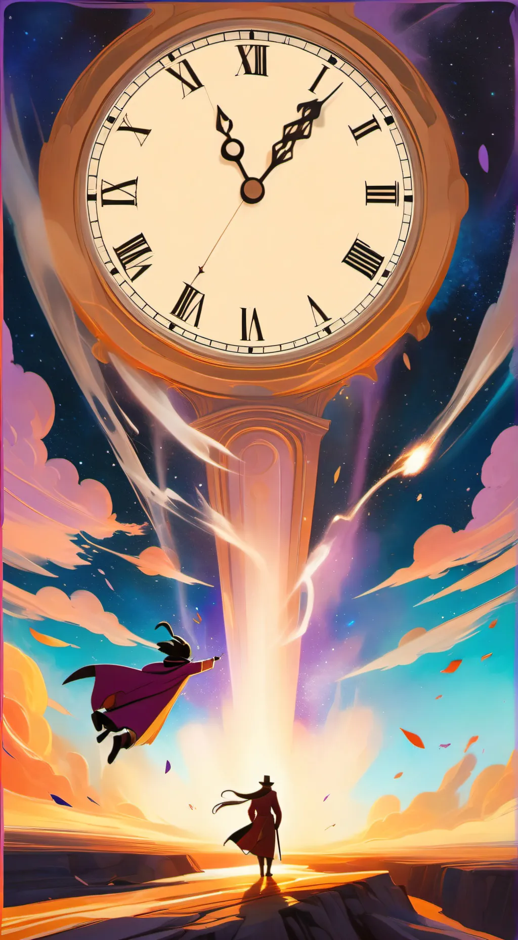 ai character: dw Christmas background