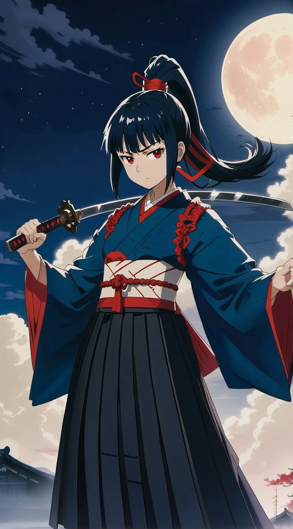 ai character: Kaguya background