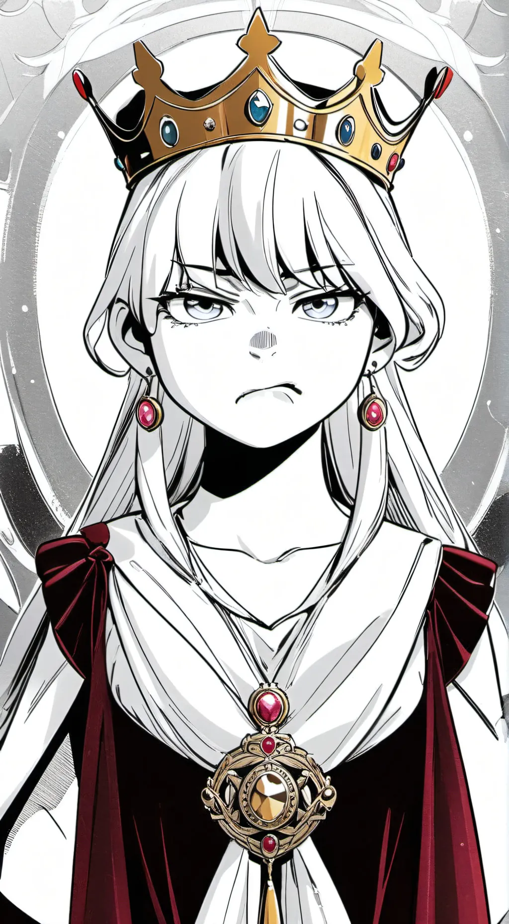 ai character: Catherine III  background