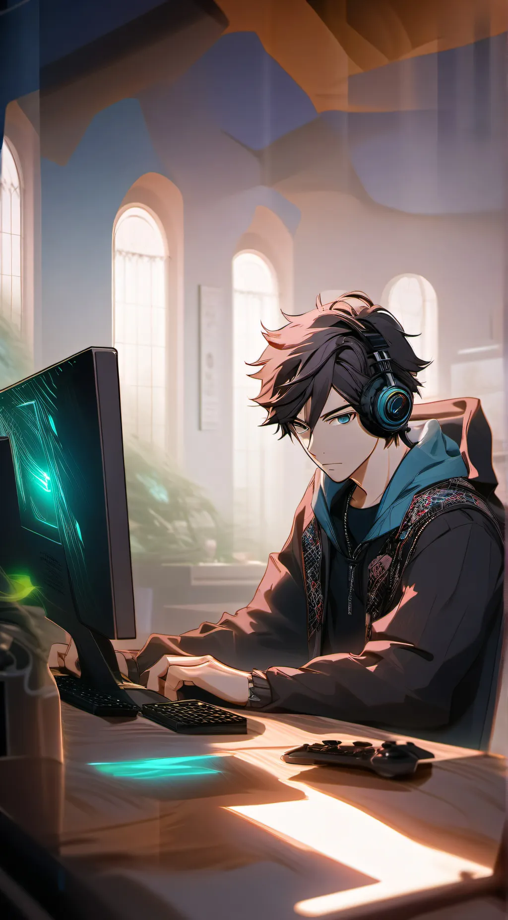 ai character: Gaming background