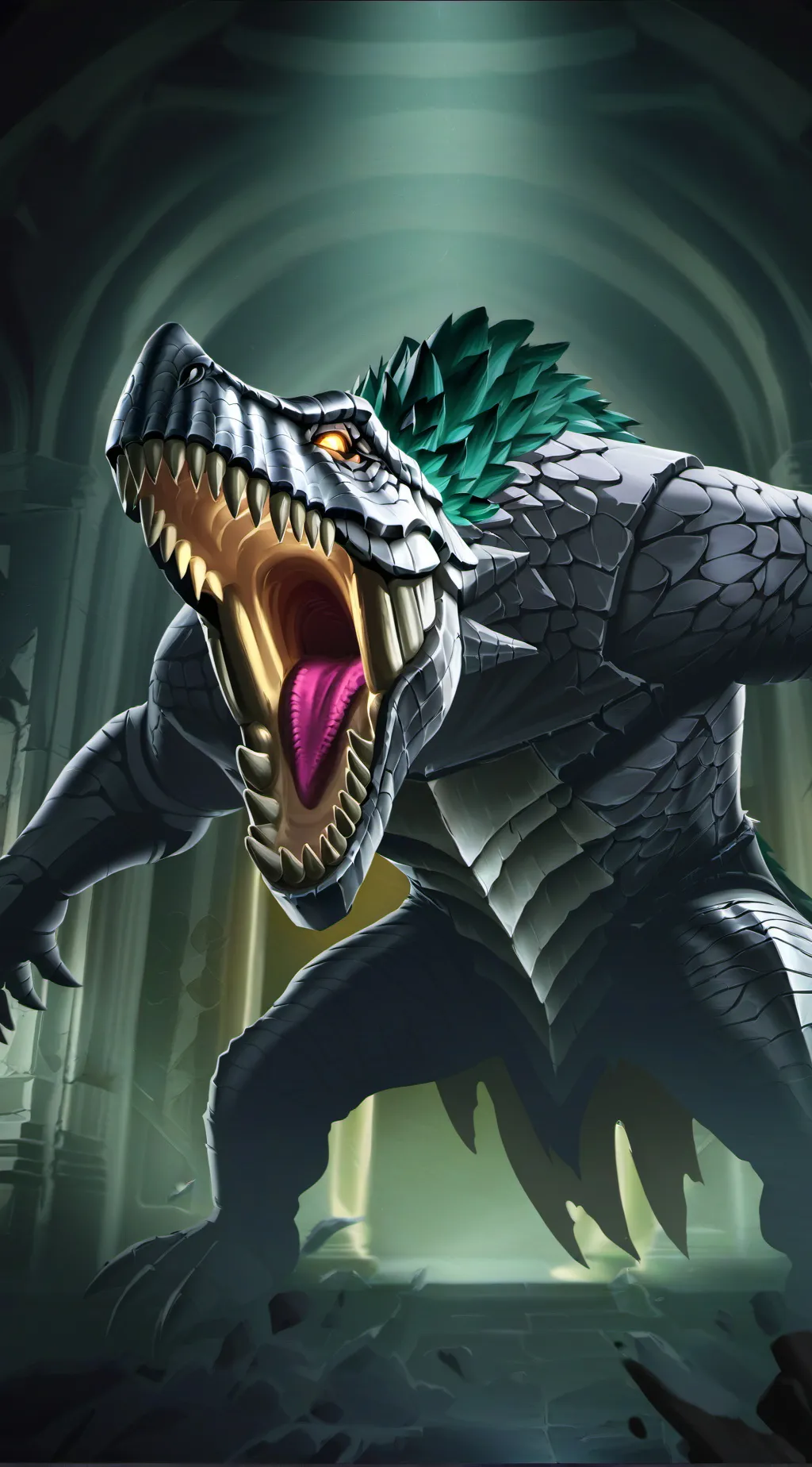 ai character: Killer crock background