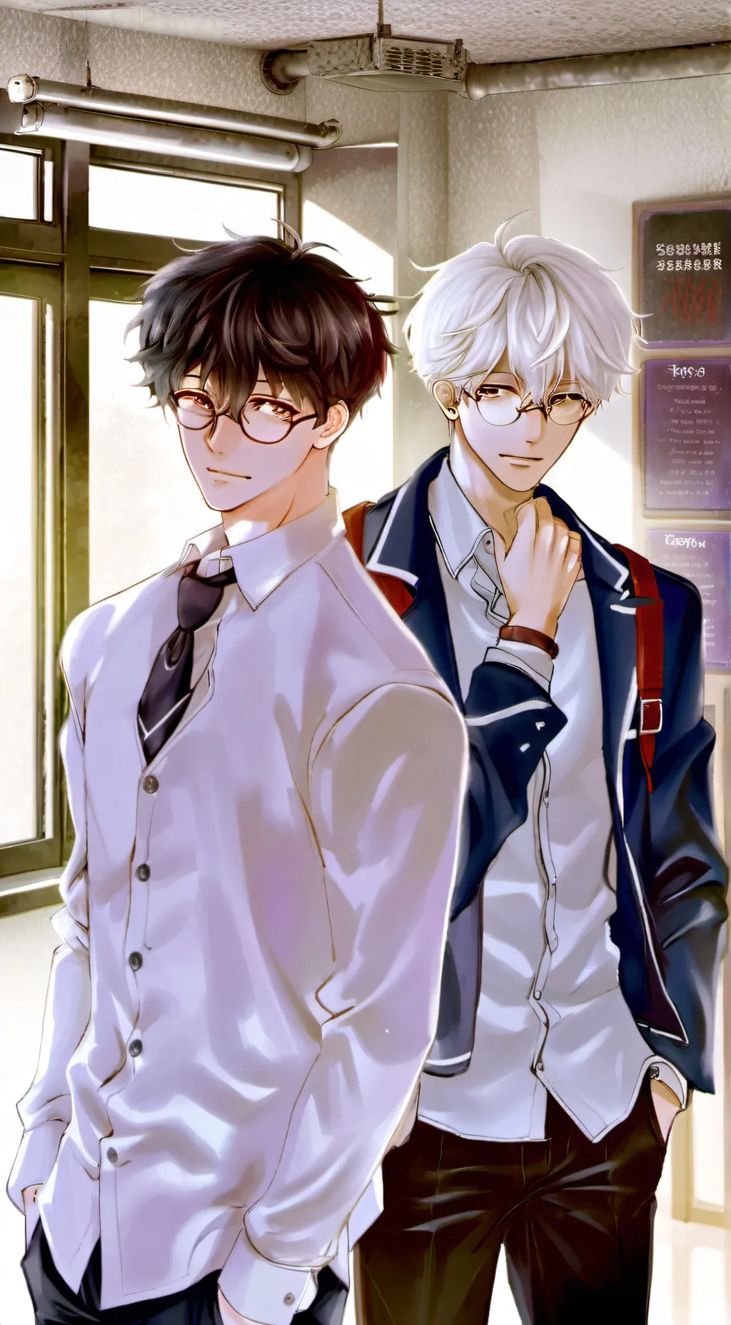 ai character: Alan  background