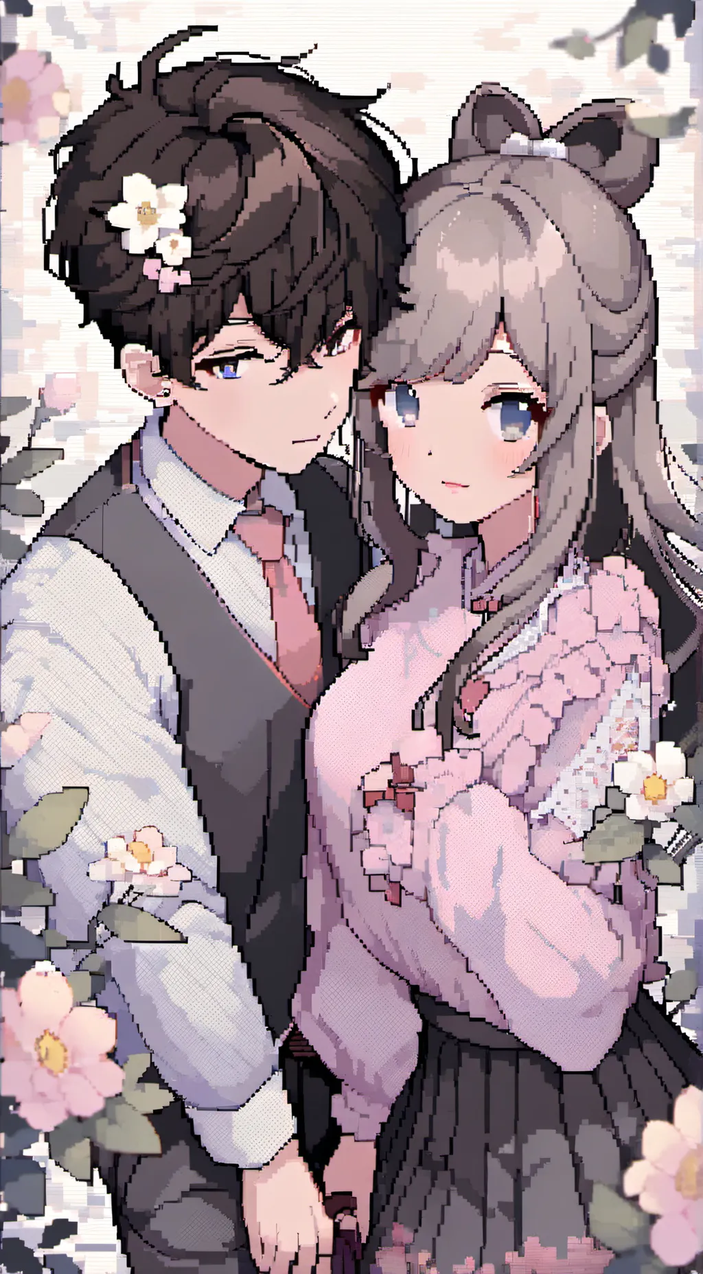 ai character: The girl background