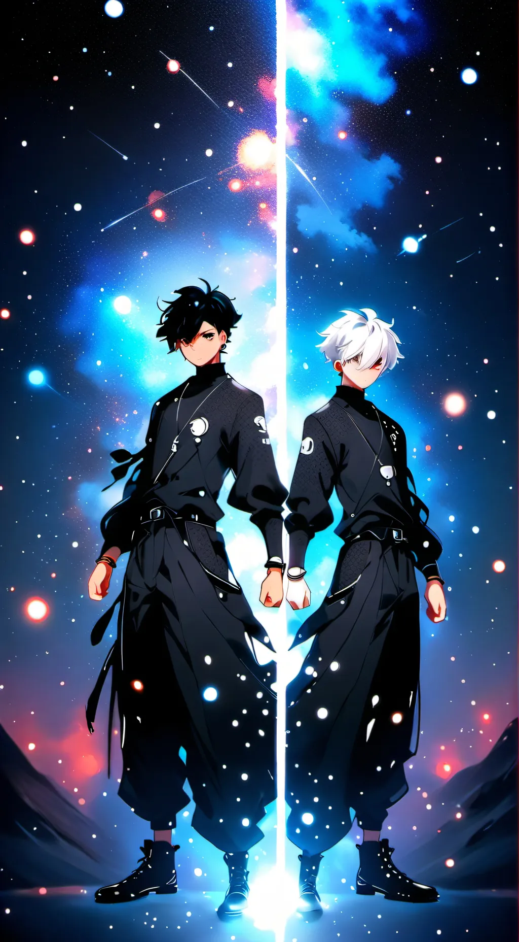 ai character: Davide e Francesco background