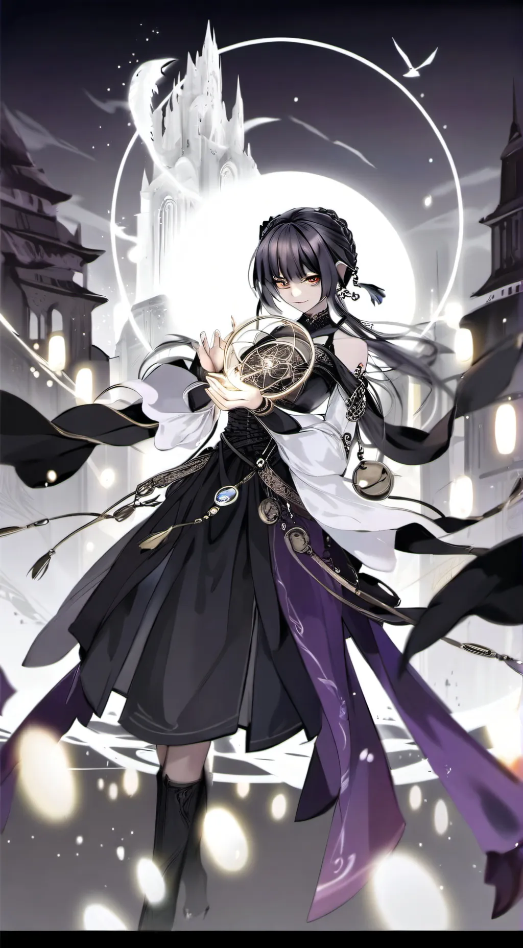 ai character: Villainess  background