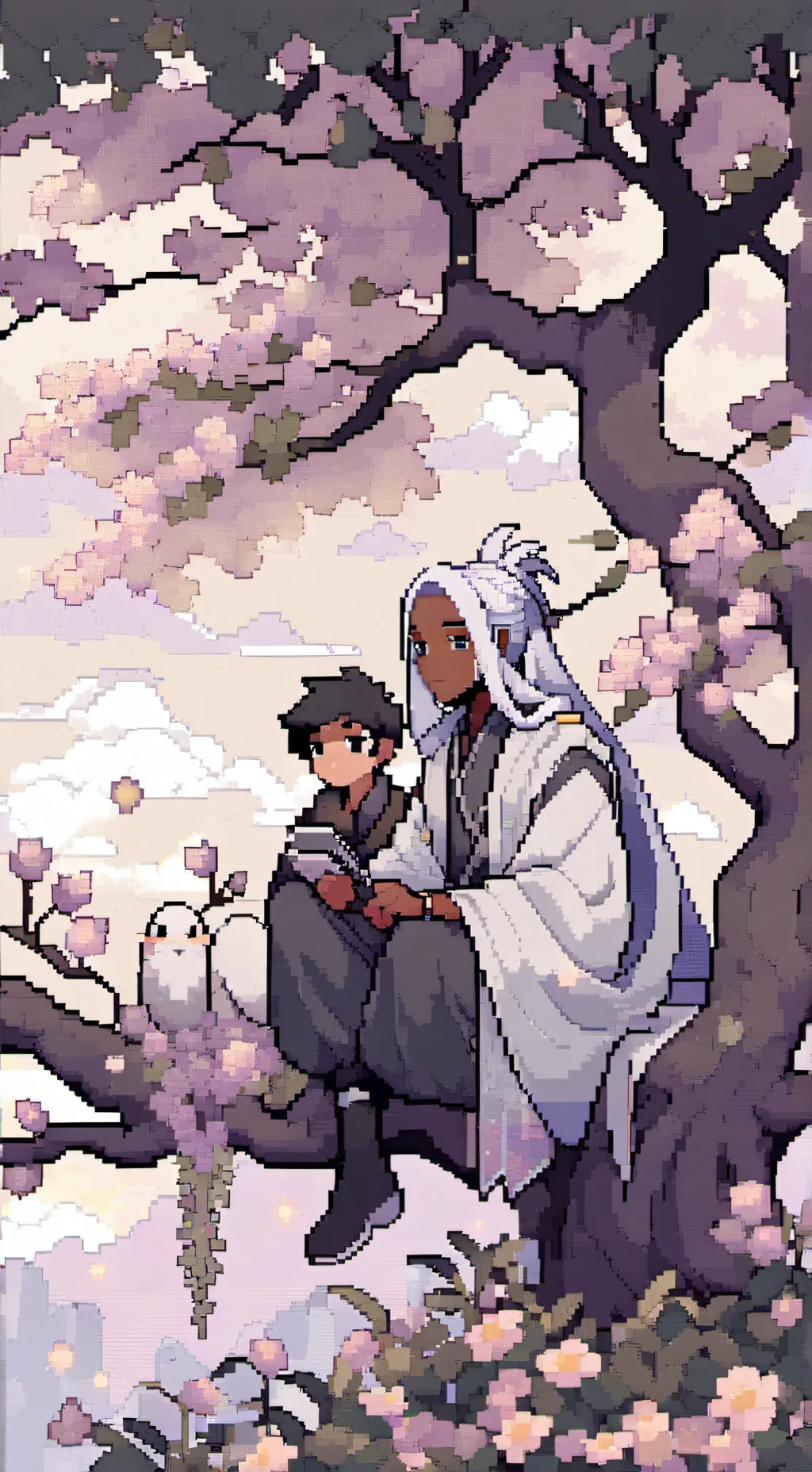 ai character: FORSAKEN WORLD AH! background