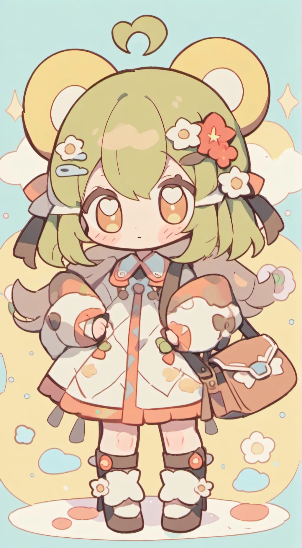 ai character: Ay mi a perito inv background