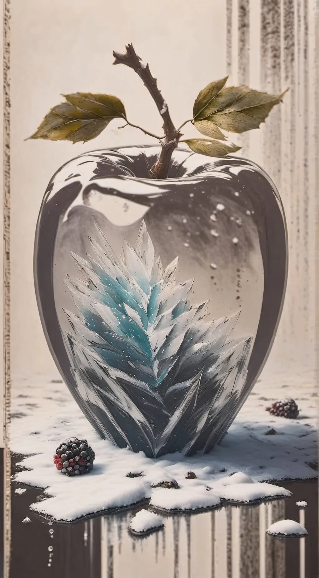 ai character: fruta hielo  background