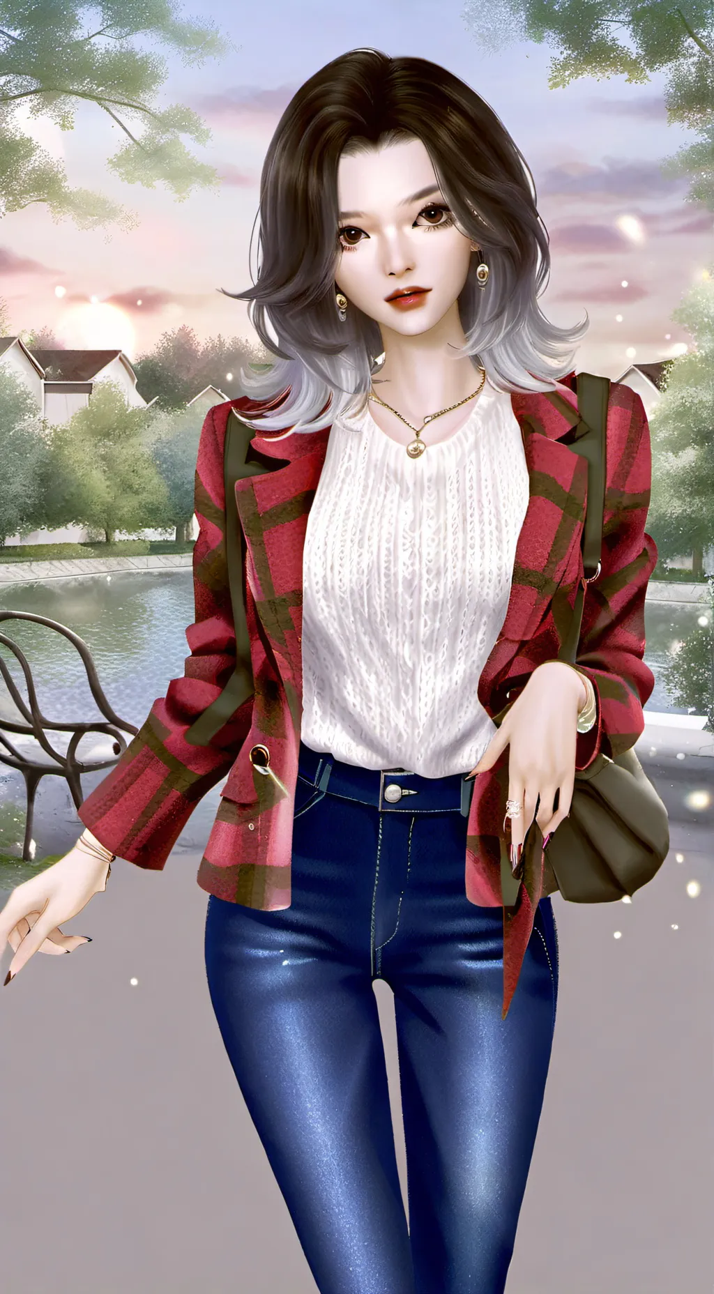 ai character: Sofia negic background