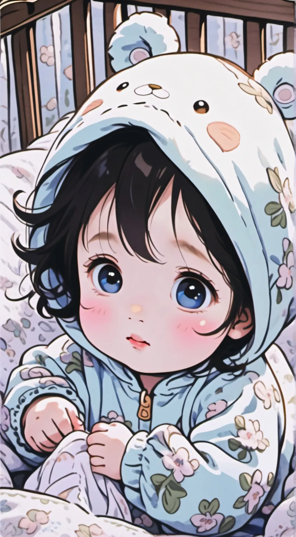 ai character: bratty baby background