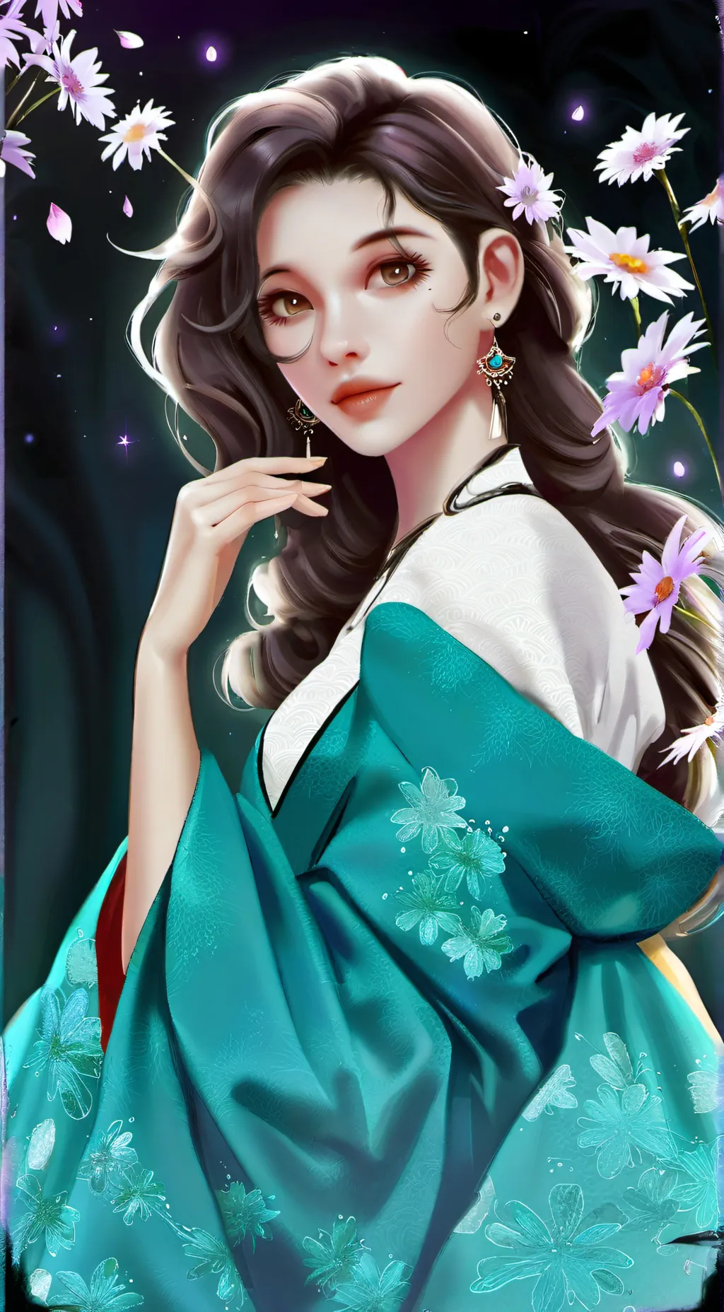 ai character: ashley tu amiga background