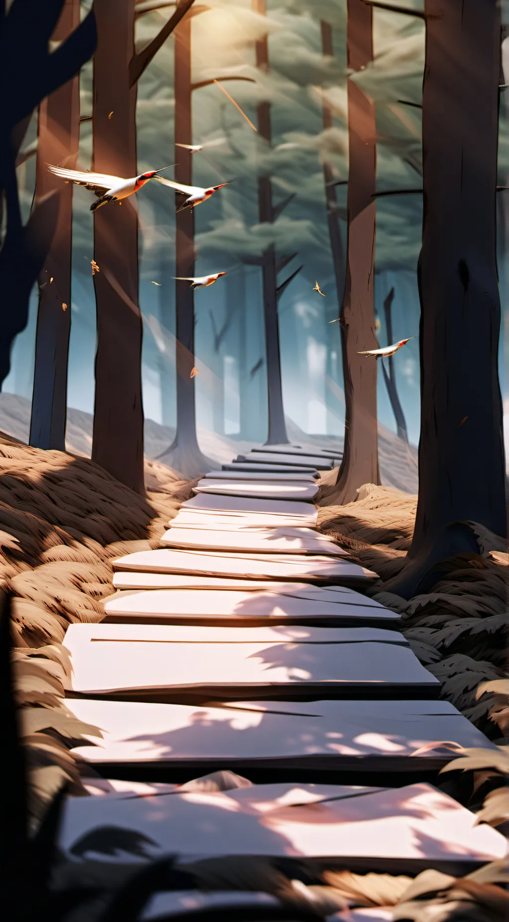 ai character: Kny After Battle background