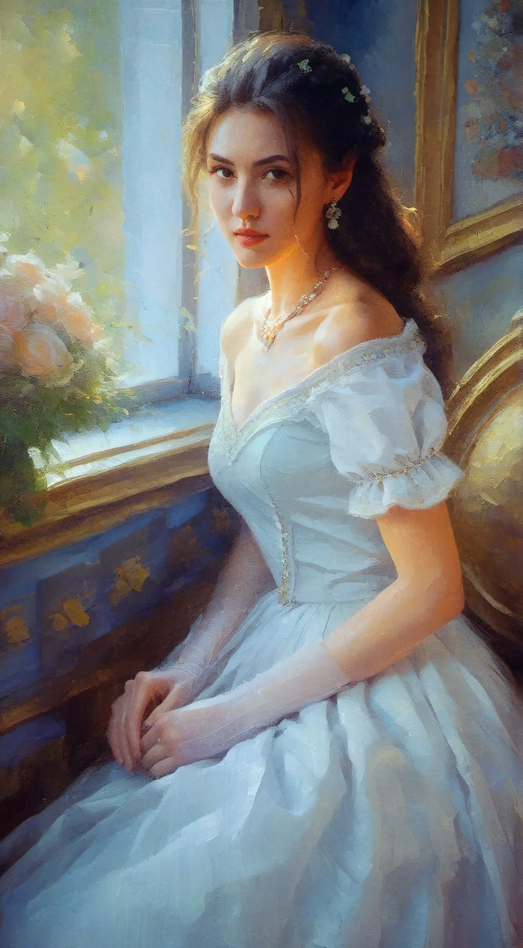 ai character: Lily ￼ background