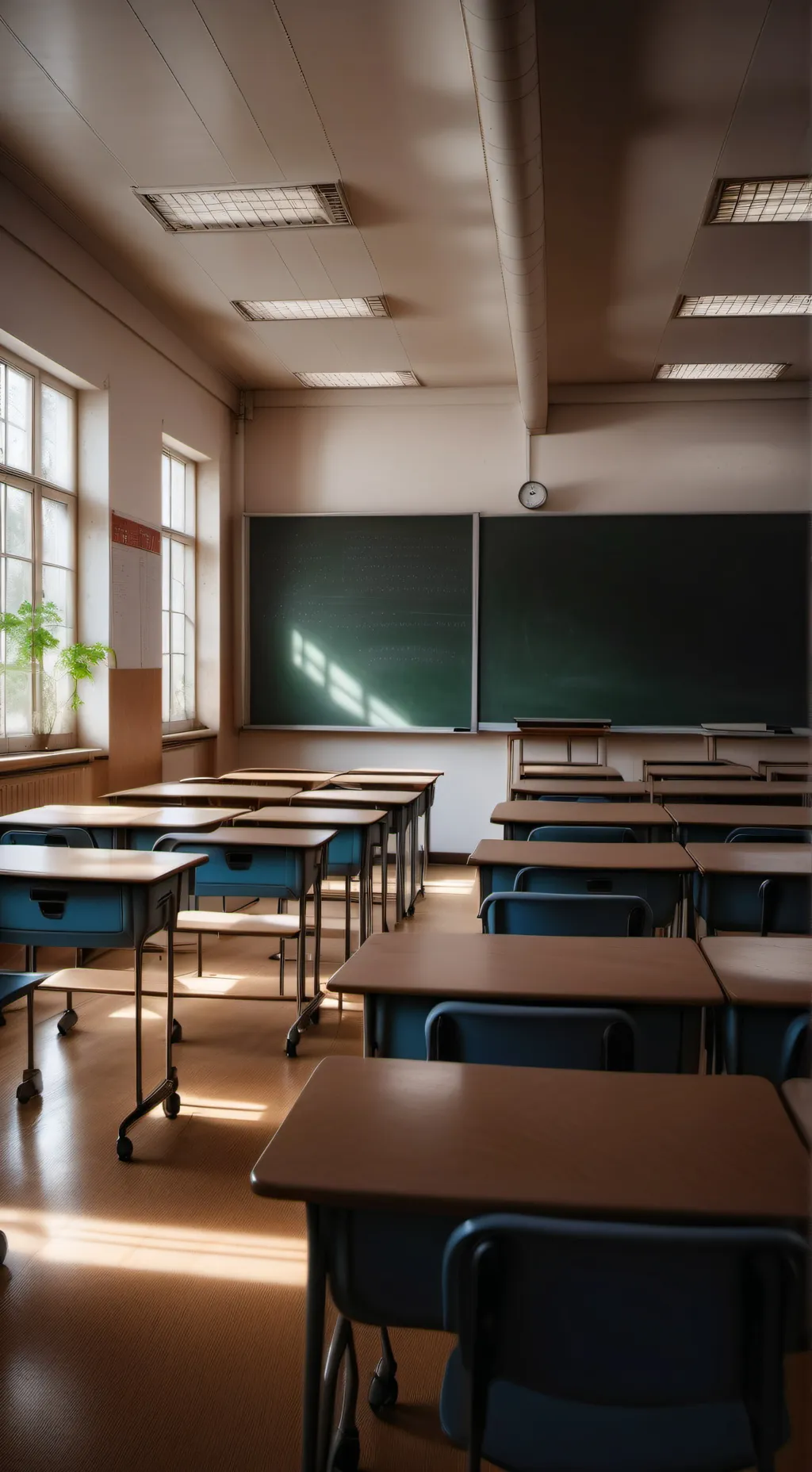 ai character: Classroom 📝 background