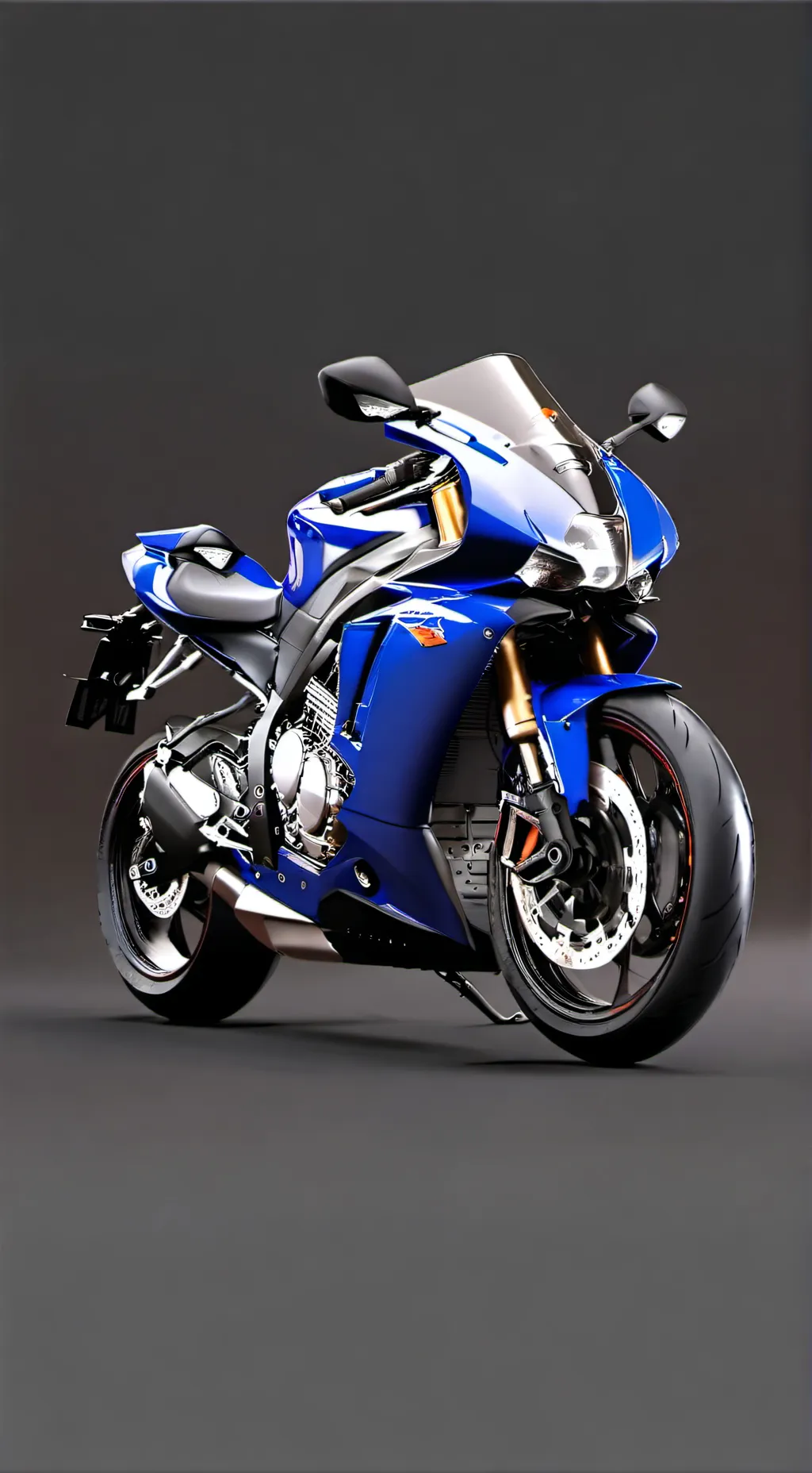 ai character: ángel Azul background