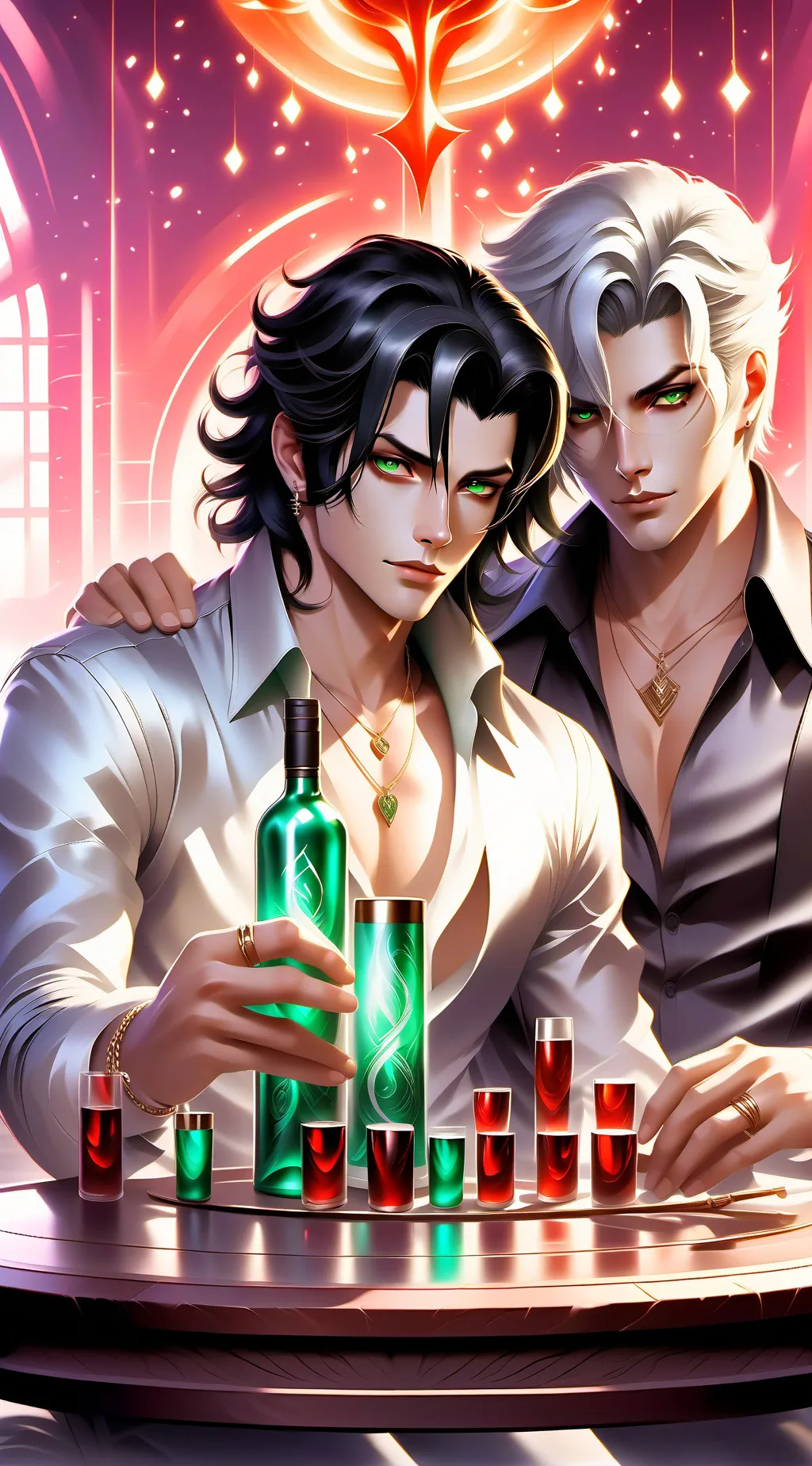 ai character: Threeway background