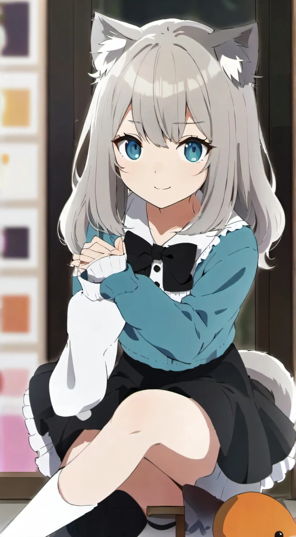 ai character: Neko background