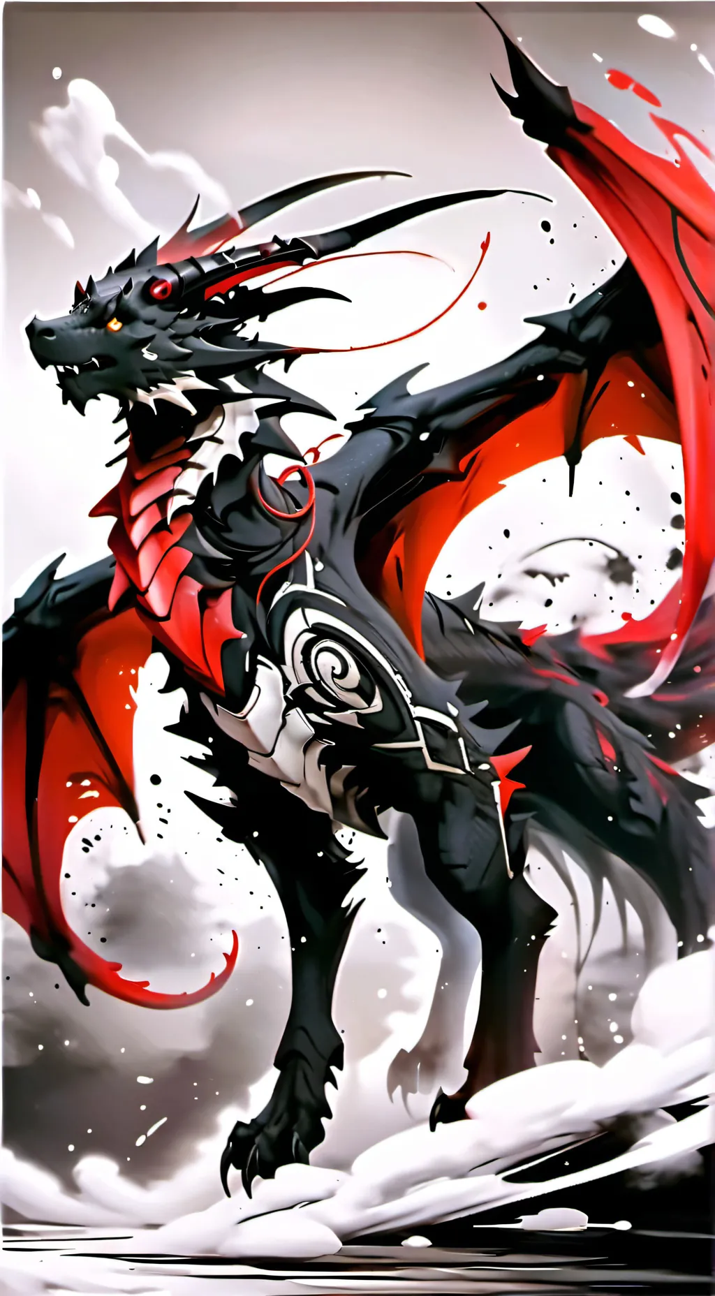 ai character: Dragon of Emberfla background