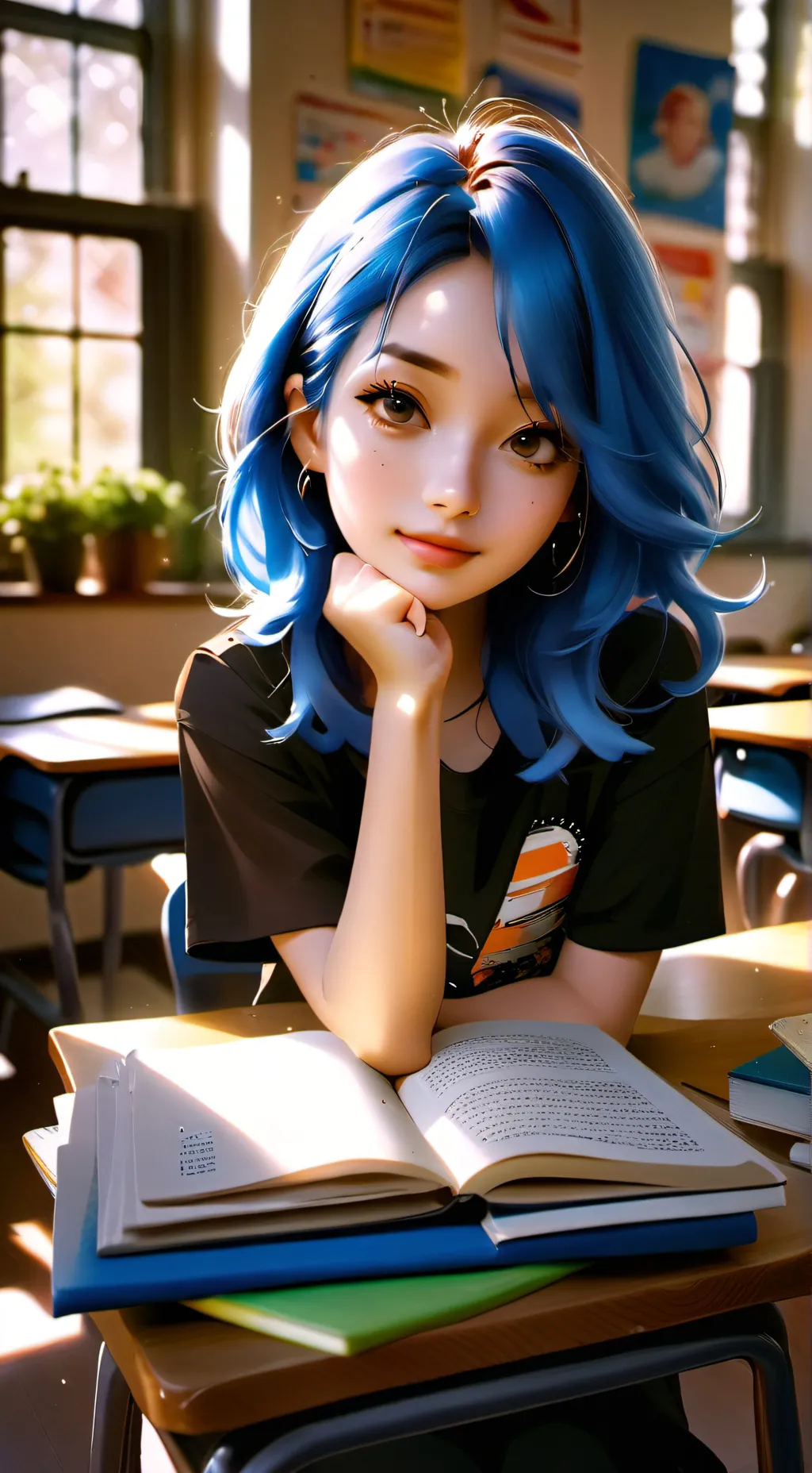 ai character: Mha, pick me  background