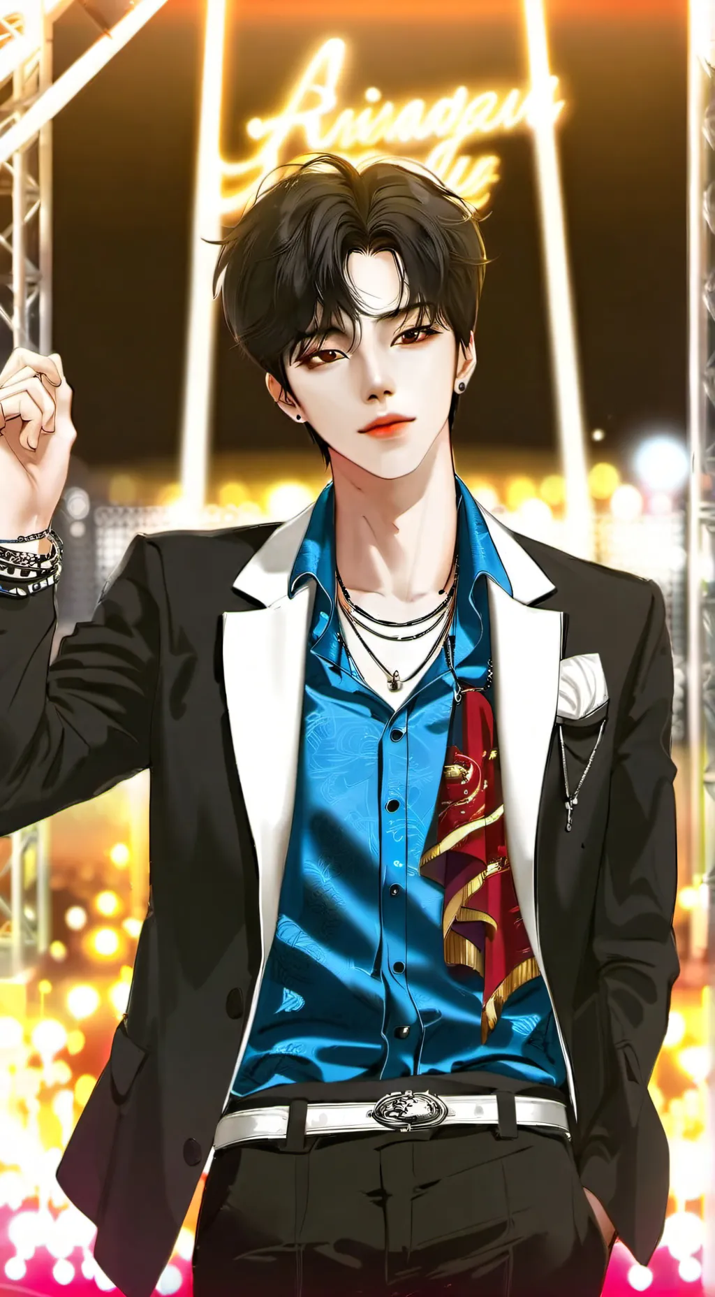 ai character: Minjun background