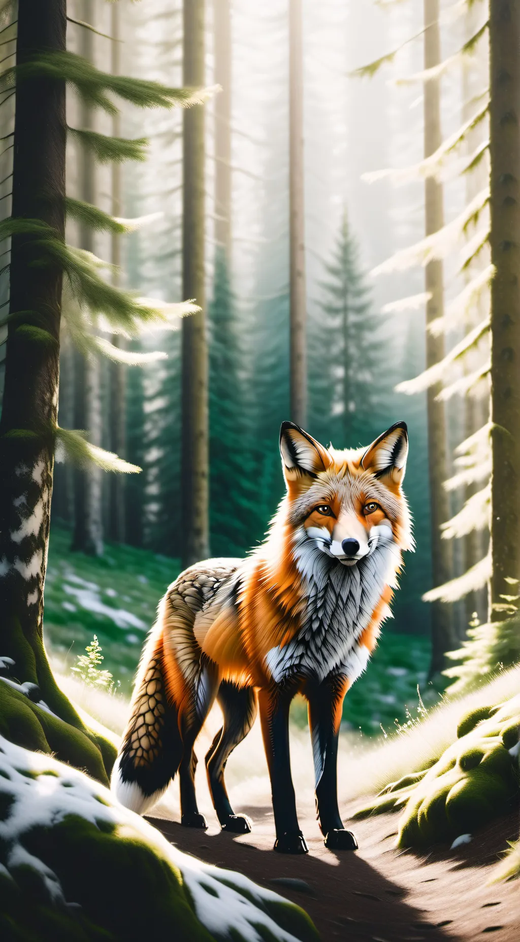 ai character: Animalfacetypetest background