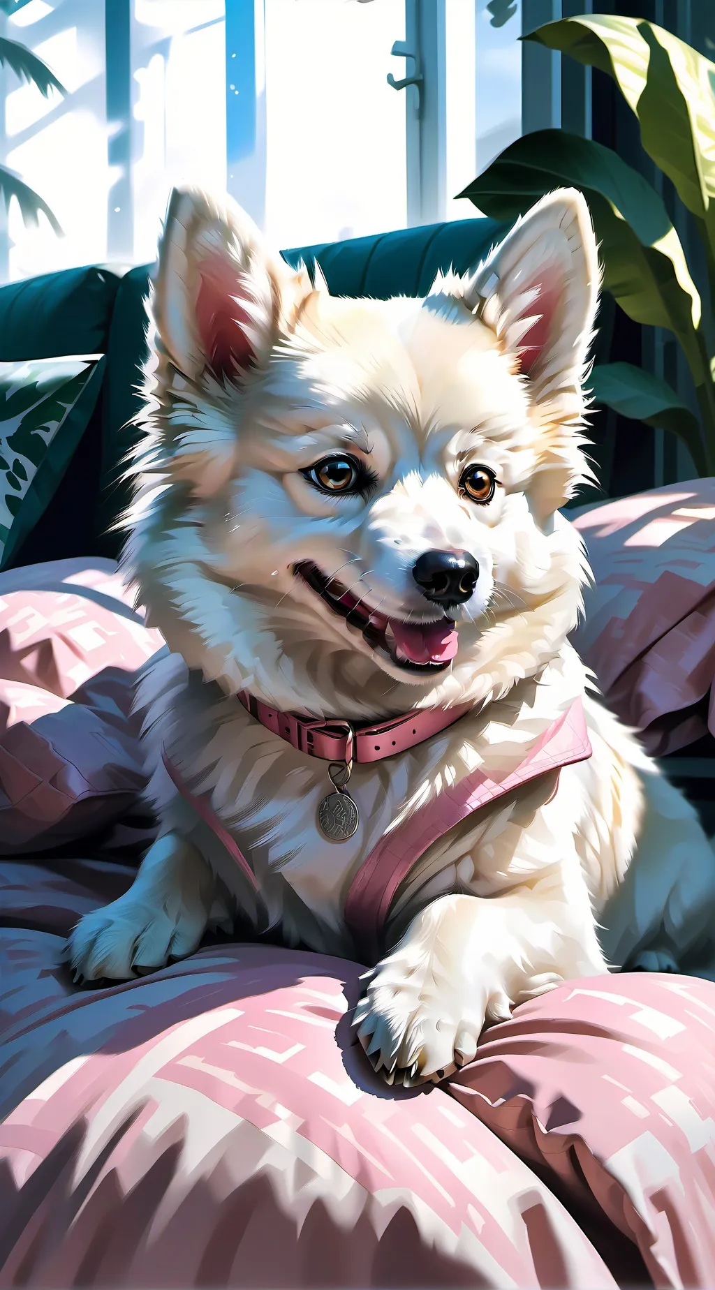 ai character: Piscina! background