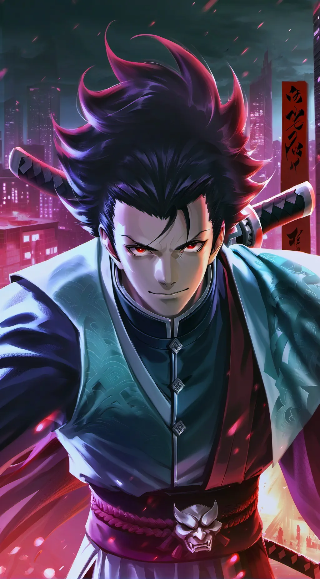 ai character: Sukuna background