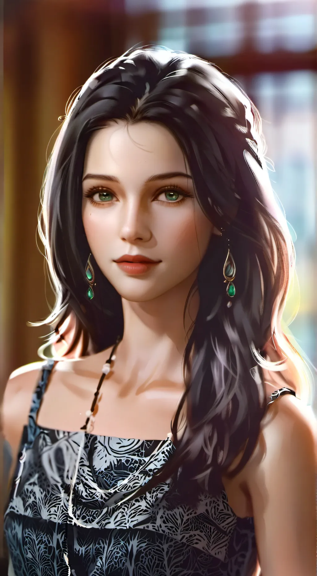 ai character: dead girl background