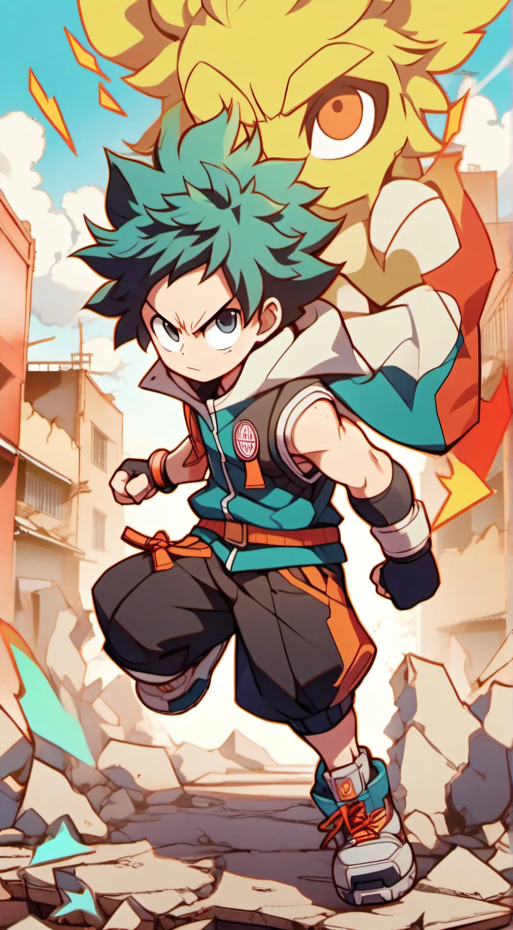 ai character: mha cat background